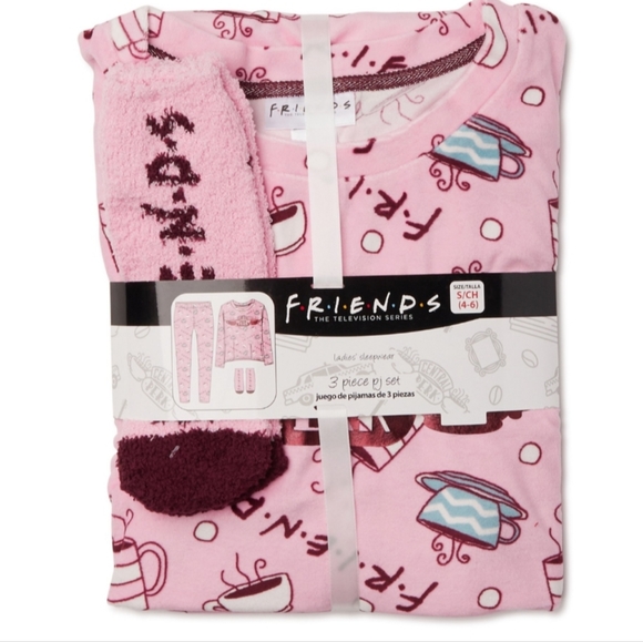 Friends 3 piece PJ  Set - Picture 3 of 7